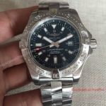 Clone Stainless Steel Case Fake Breitling Superocean Watch Black Standard Face
